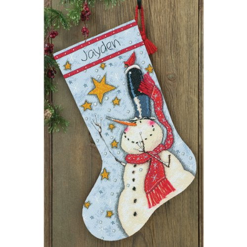 counted cross stitch stockings