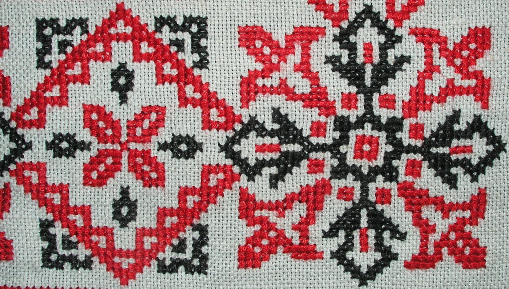 cross stitching