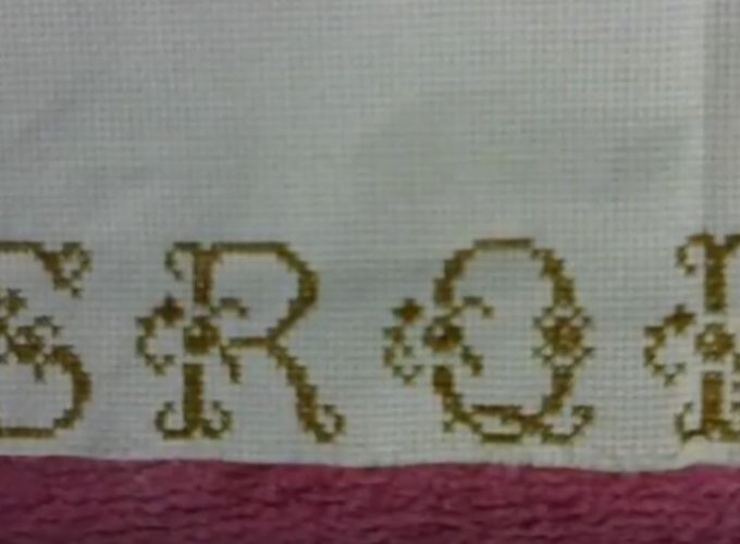 cross stitch letters in old english