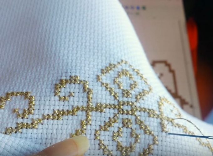 free cross-stitch patterns wedding