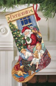 christmas stocking kits cross stitch