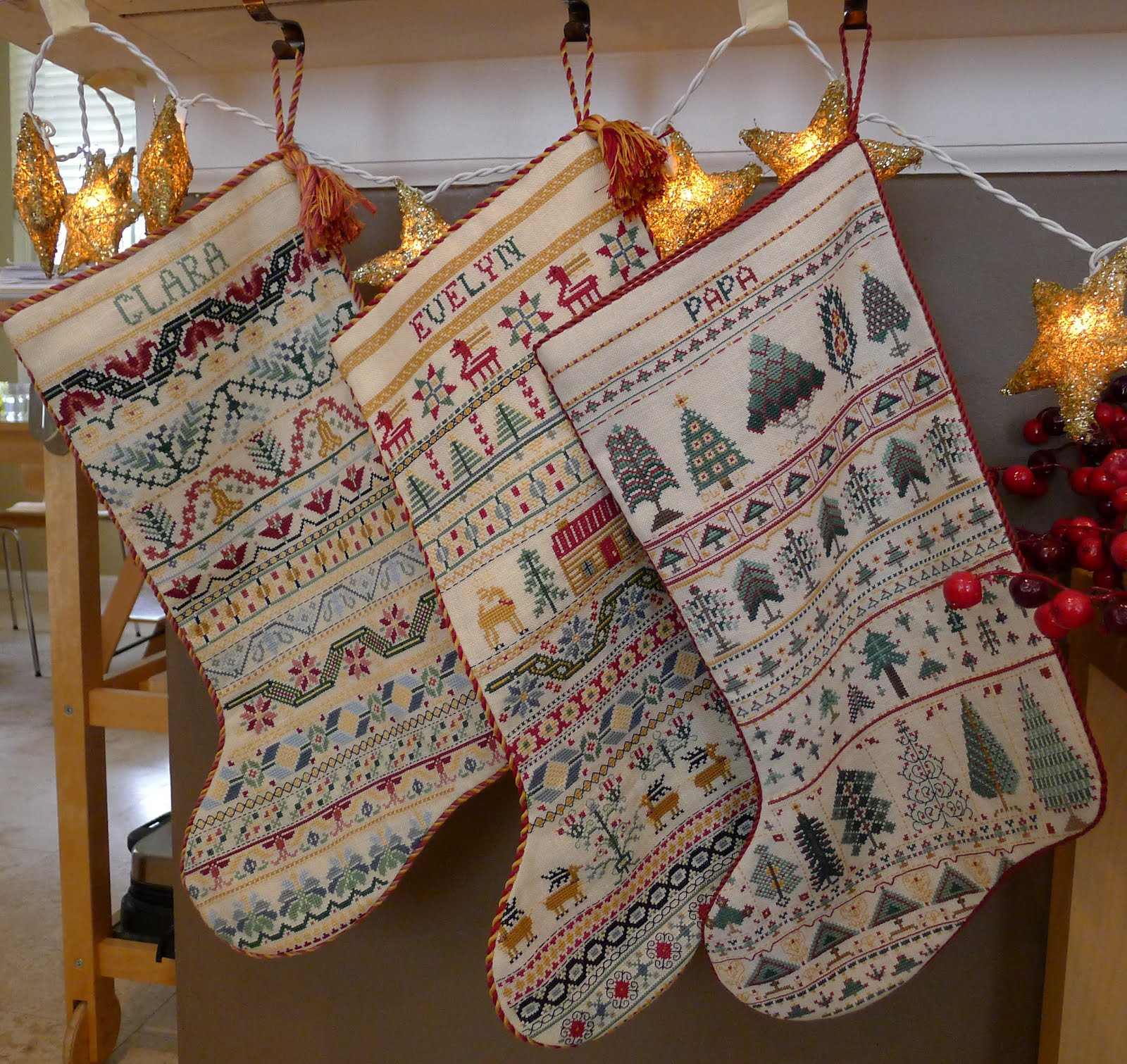 christmas stockings cross stitch