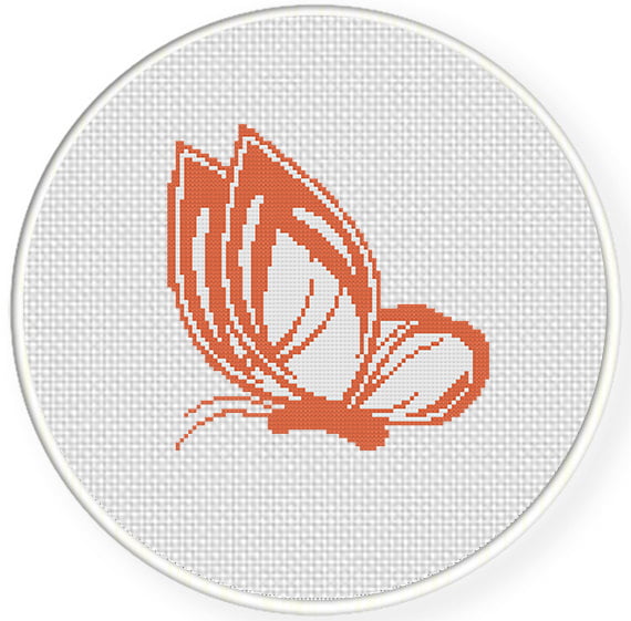 cross stitch butterfly