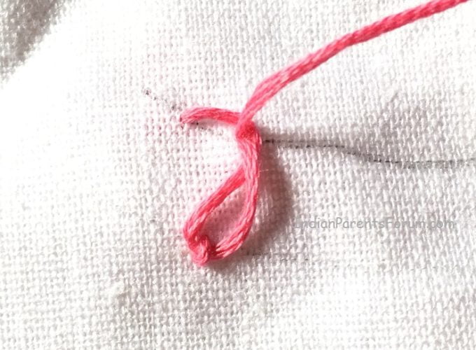 embroidery stitches step by step