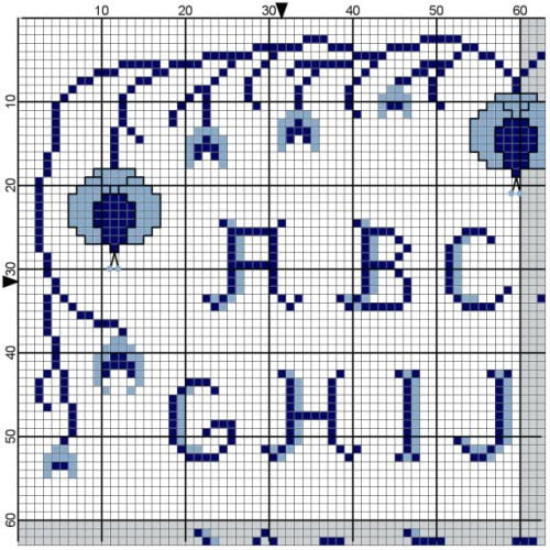 free cross stitch alphabet patterns
