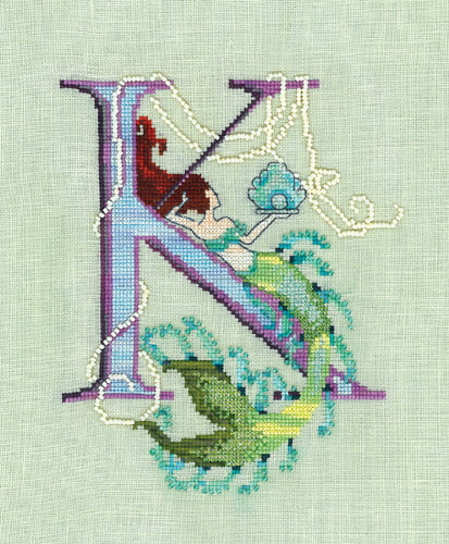 mermaid cross stitch