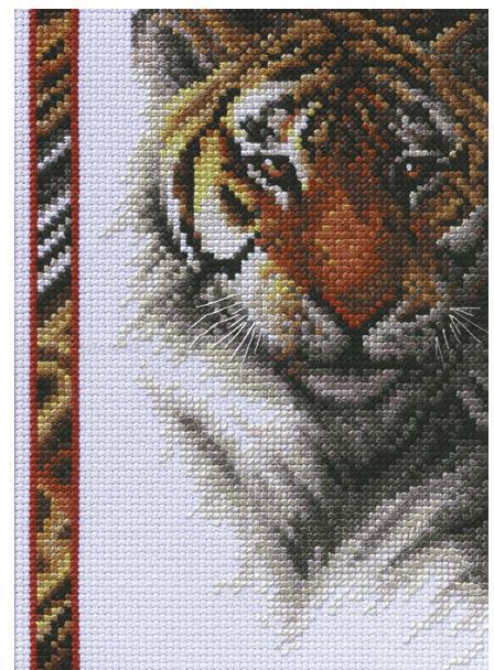 tiger cross stitch