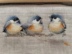 Cross stitch birdies