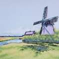 cross stitch pattern “A Windmill in the Netherlands