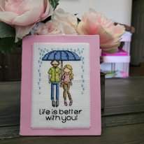 Life is better with you – Cross Stitch Designs