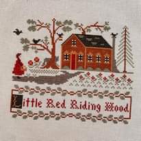 Little red riding hood ‎cross stitch.