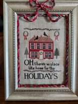 Stitched on Vintage Country. Pattern by Shakespeare Peddler.