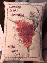 Cross stitch – Dancing is like dreaming with your feet