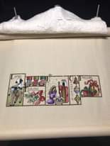 Cross stitch Christmas alphabet